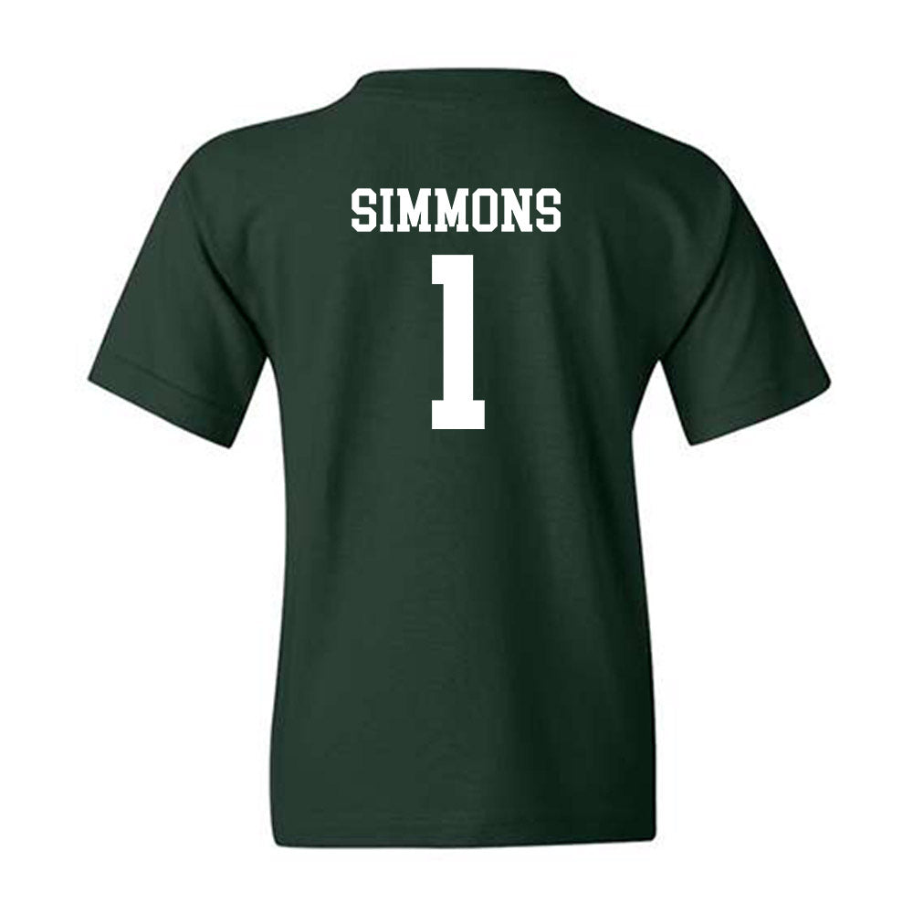 Michigan State - NCAA Women's Basketball : Jaddan Simmons - Classic Shersey Youth T-Shirt-1