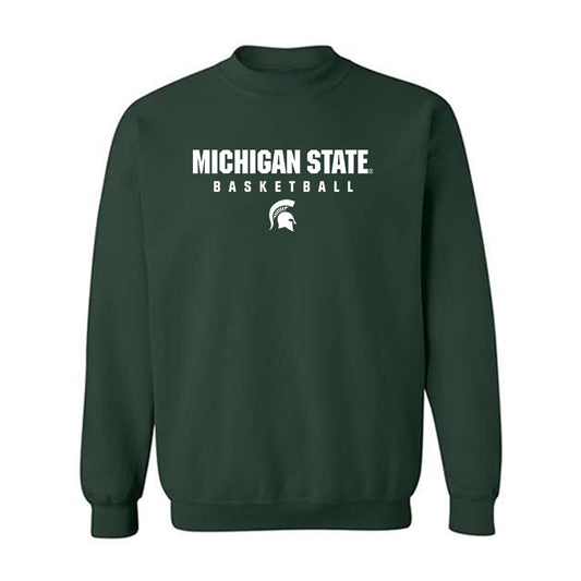 Michigan State - NCAA Men's Basketball : Jeremy Fears - Classic Shersey Crewneck Sweatshirt-0