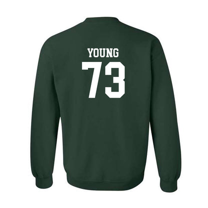 Michigan State - NCAA Football : Rustin Young - Classic Shersey Crewneck Sweatshirt-1