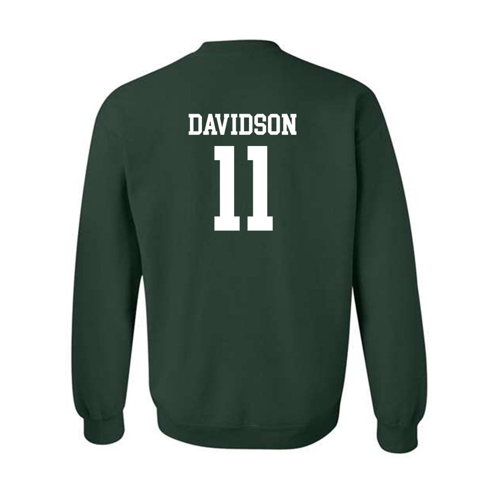 Michigan State - NCAA Men's Ice Hockey : Jeremy Davidson - Classic Shersey Crewneck Sweatshirt-1