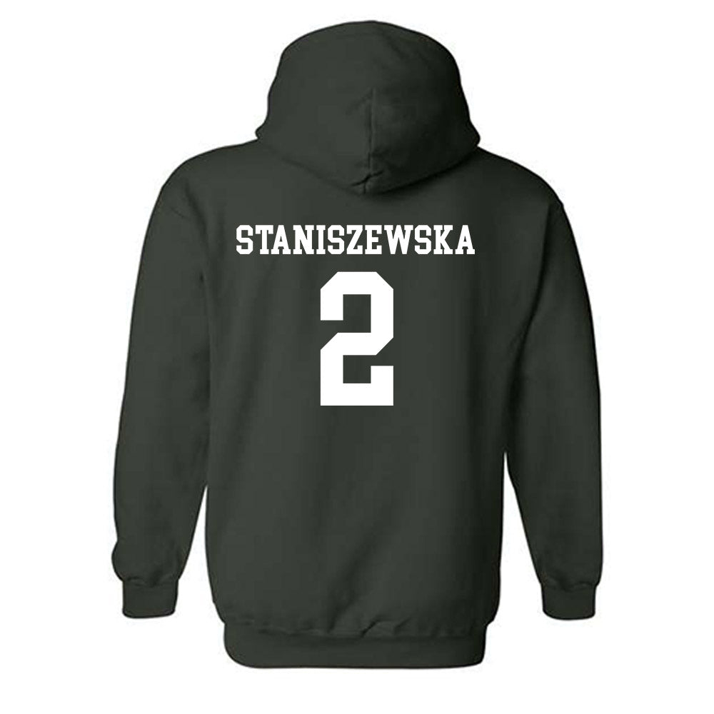 Michigan State - NCAA Women's Volleyball : Karolina Staniszewska - Classic Shersey Hooded Sweatshirt