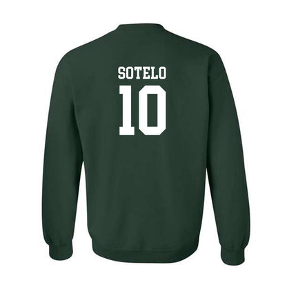 Michigan State - NCAA Women's Basketball : Ines Sotelo - Classic Shersey Crewneck Sweatshirt-1