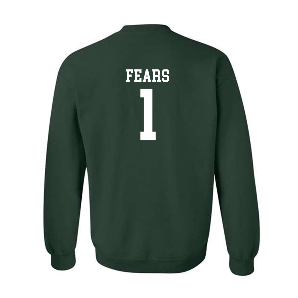 Michigan State - NCAA Men's Basketball : Jeremy Fears - Classic Shersey Crewneck Sweatshirt-1