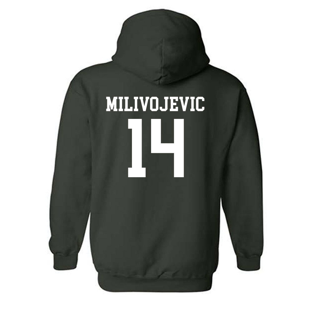 Michigan State - NCAA Football : Alessio Milivojevic - Hooded Sweatshirt