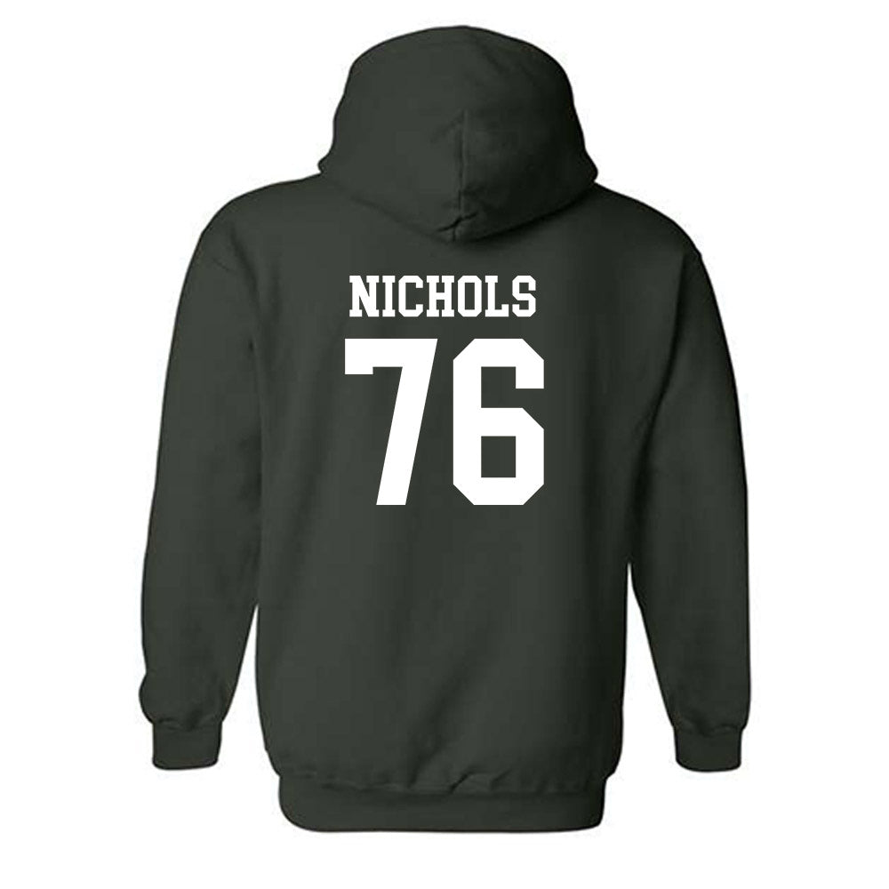 Michigan State - NCAA Football : Drew Nichols - Classic Shersey Hooded Sweatshirt-1