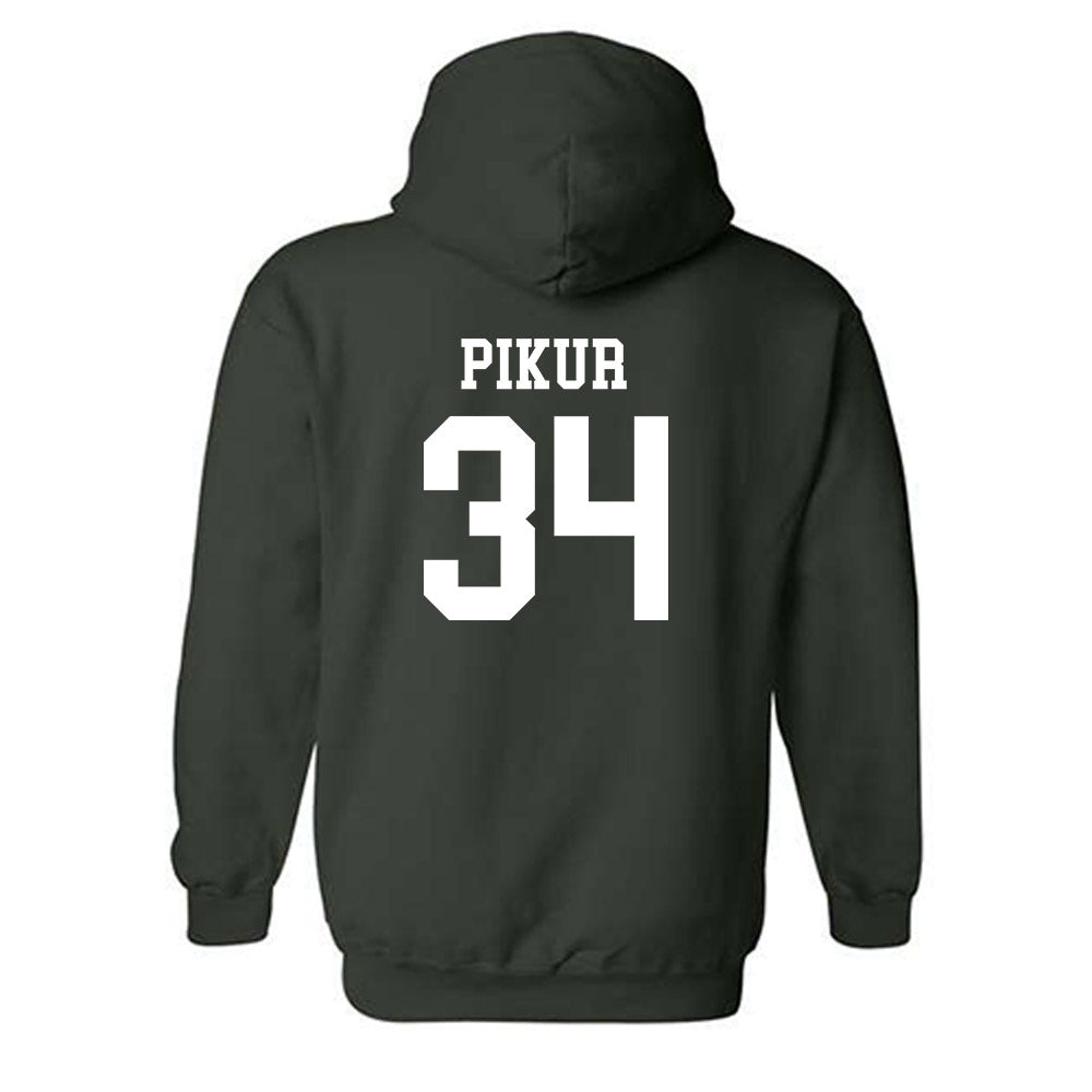 Michigan State - NCAA Baseball : Logan Pikur - Classic Shersey Hooded Sweatshirt