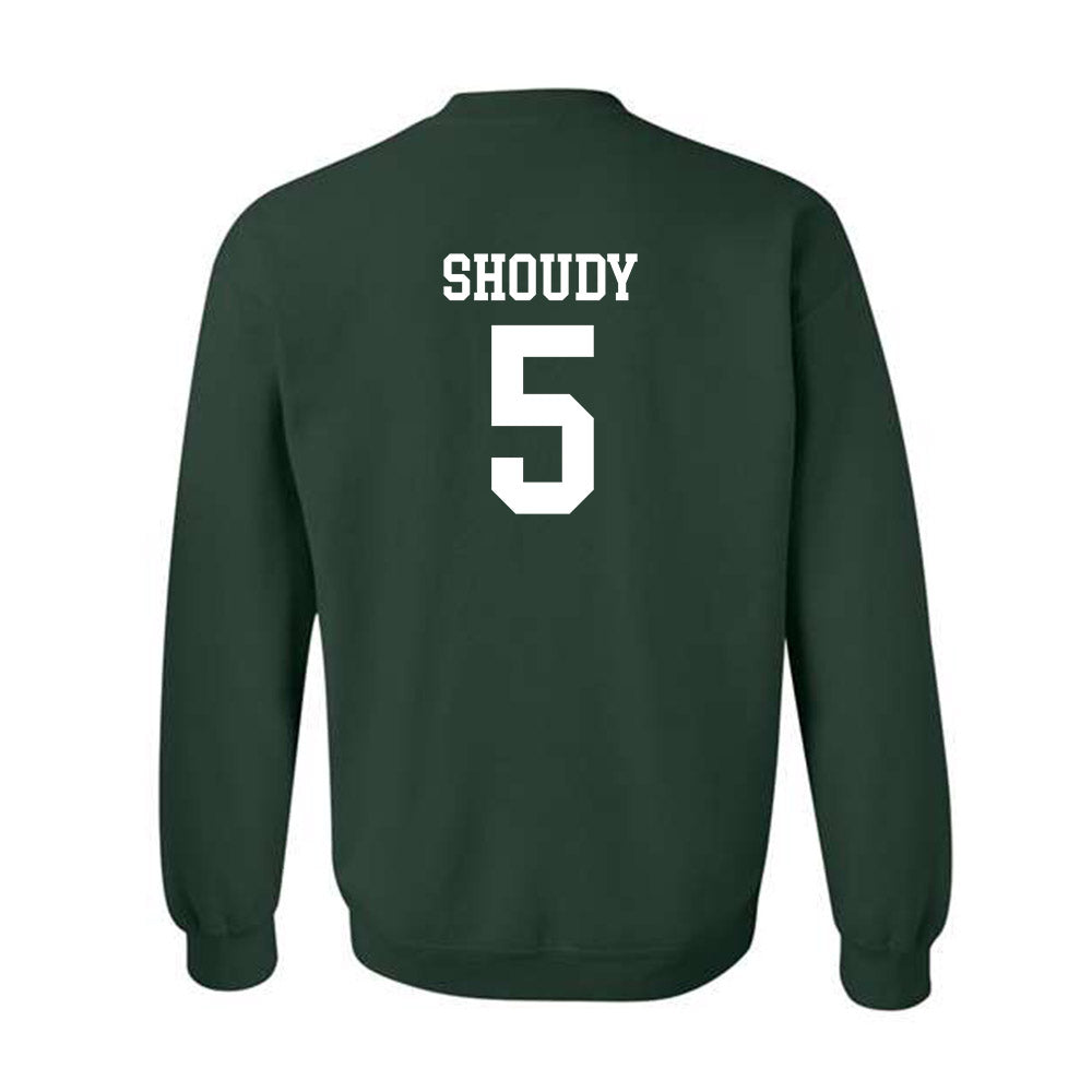 Michigan State - NCAA Men's Ice Hockey : Travis Shoudy - Classic Shersey Crewneck Sweatshirt-1