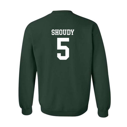Michigan State - NCAA Men's Ice Hockey : Travis Shoudy - Classic Shersey Crewneck Sweatshirt-1