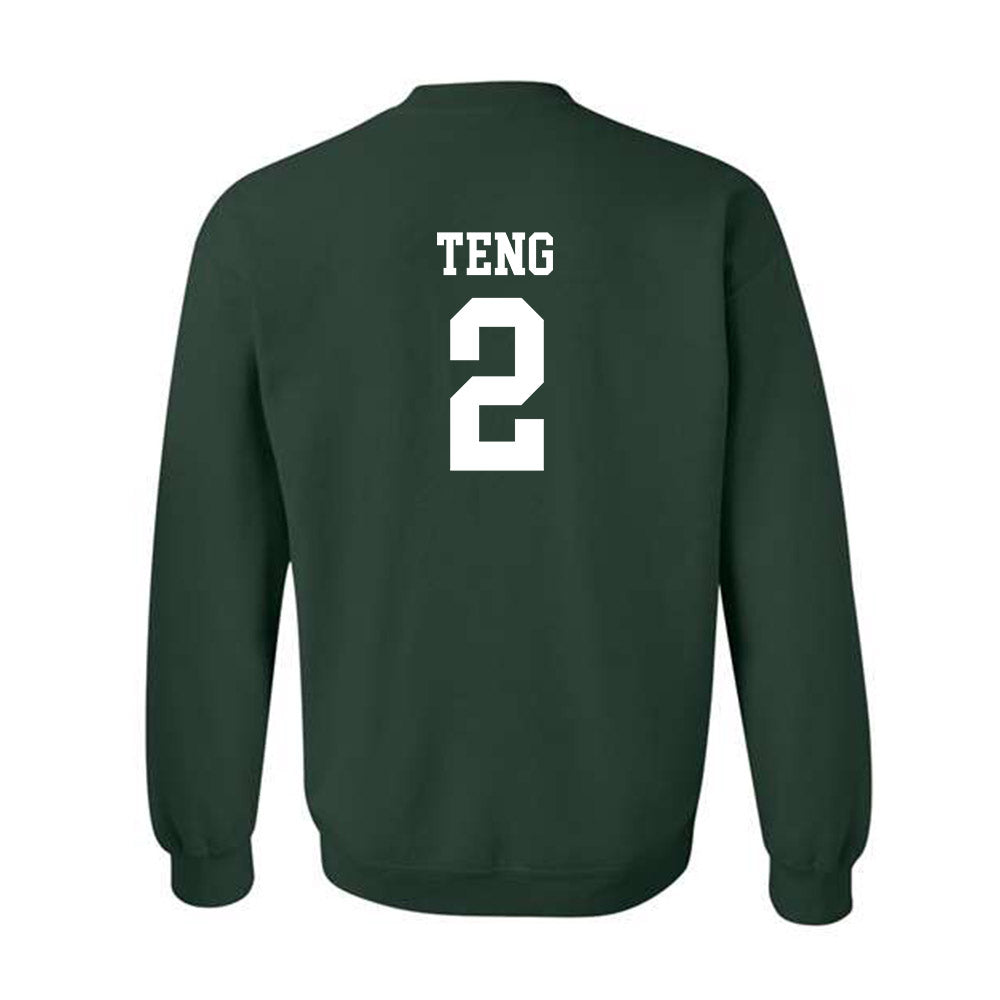 Michigan State - NCAA Men's Basketball : Kur Teng - Classic Shersey Crewneck Sweatshirt-1