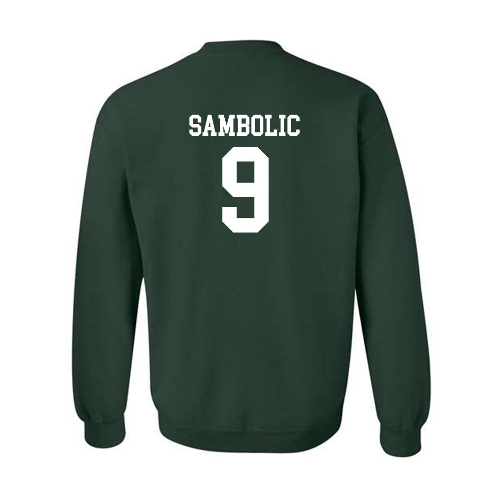 Michigan State - NCAA Women's Basketball : Sara Sambolic - Classic Shersey Crewneck Sweatshirt-1