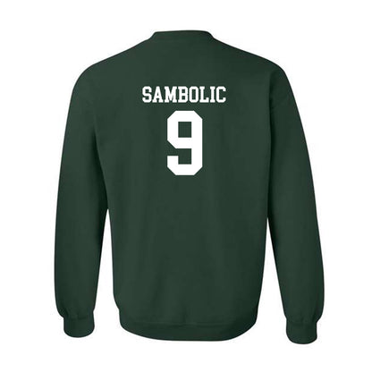 Michigan State - NCAA Women's Basketball : Sara Sambolic - Classic Shersey Crewneck Sweatshirt-1