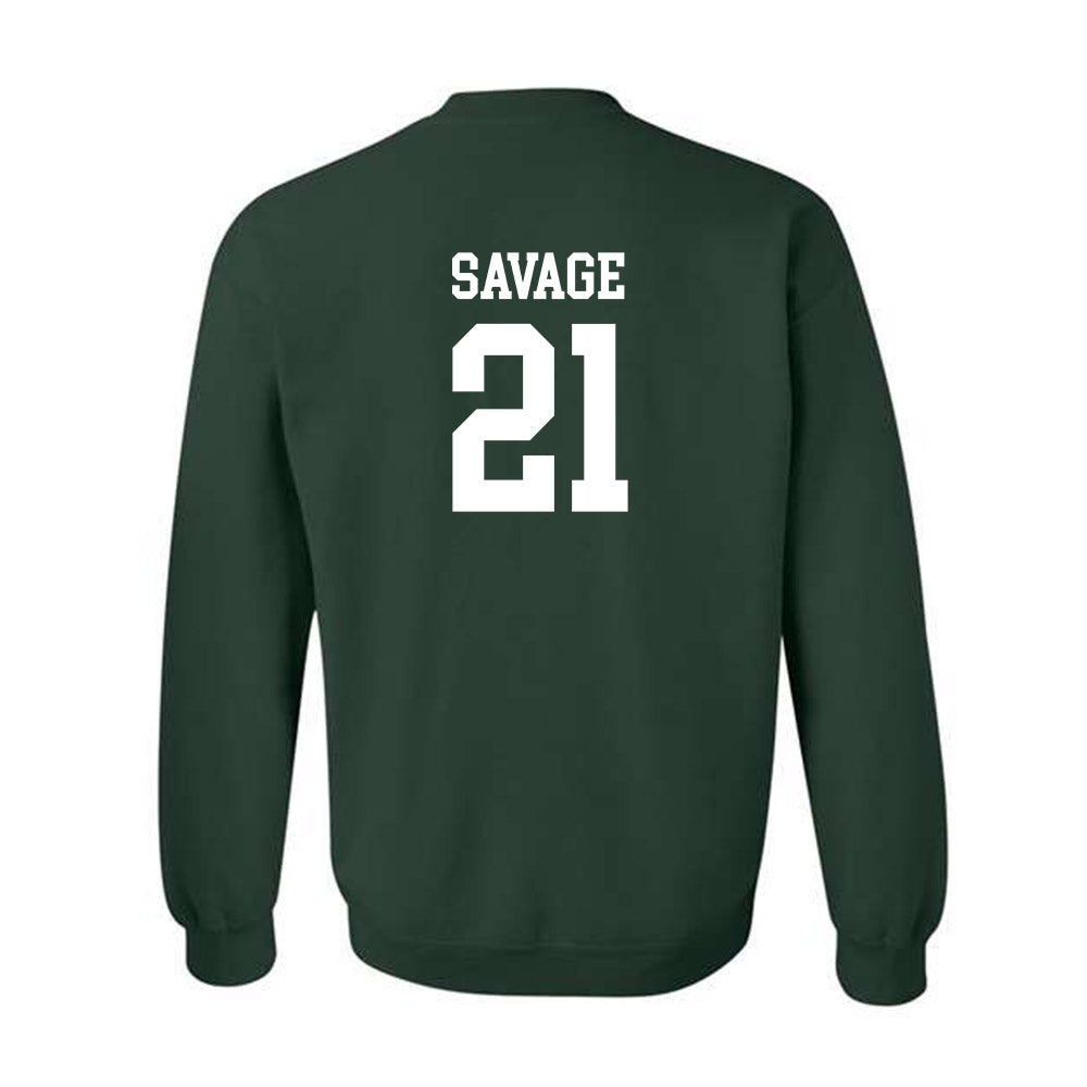 Michigan State - NCAA Men's Ice Hockey : Red Savage - Classic Shersey Crewneck Sweatshirt-1