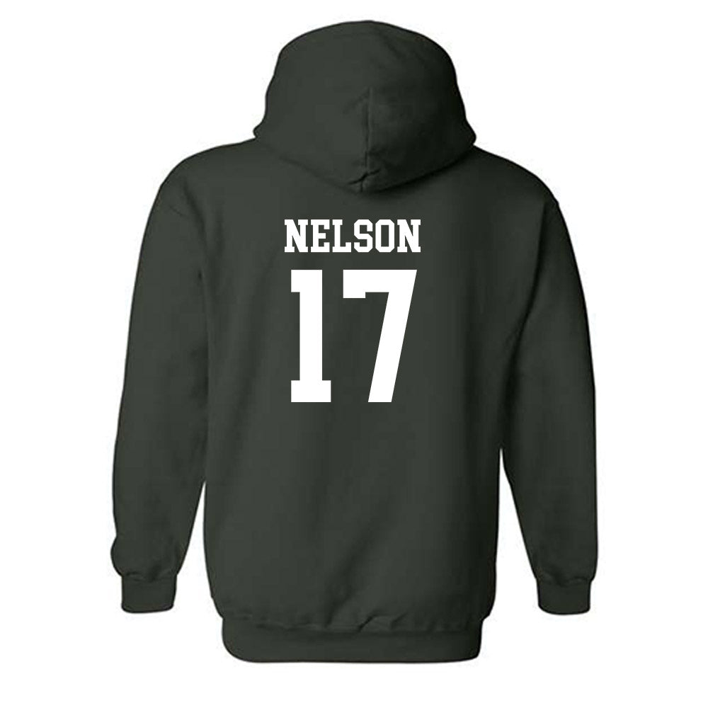 Michigan State - NCAA Men's Ice Hockey : Kaden Nelson - Classic Shersey Hooded Sweatshirt-1