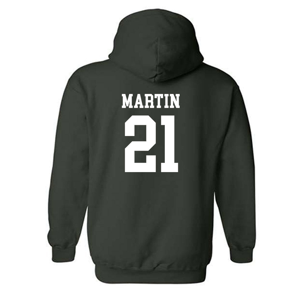 Michigan State - NCAA Women's Soccer : Maleeya Martin - Classic Shersey Hooded Sweatshirt-1