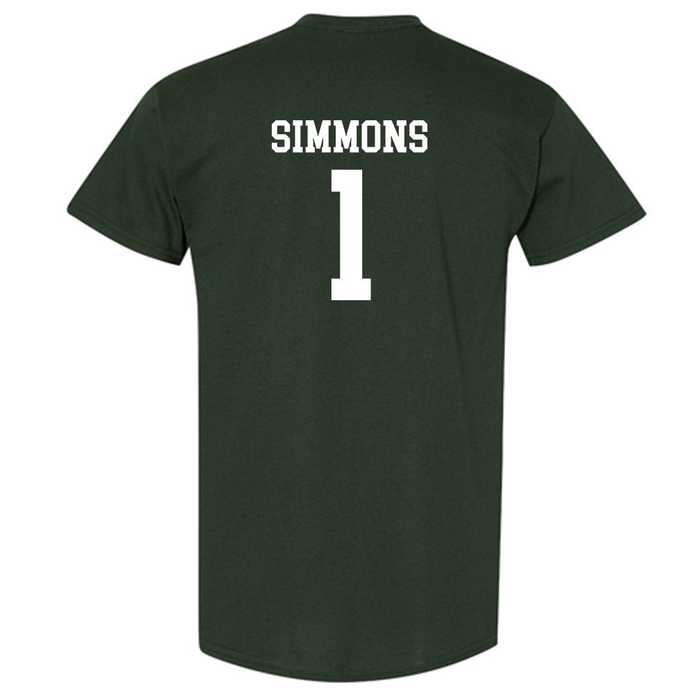 Michigan State - NCAA Women's Basketball : Jaddan Simmons - Classic Shersey T-Shirt-1