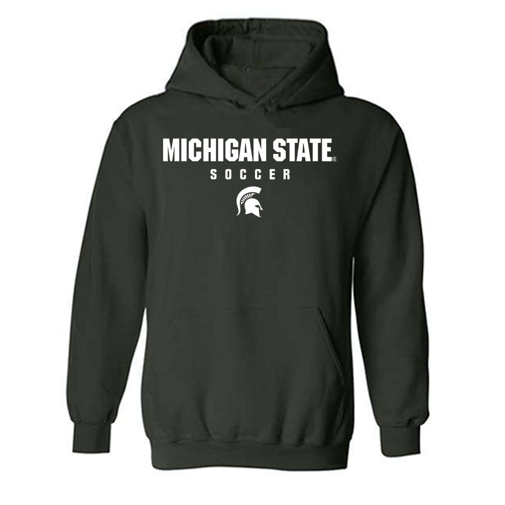Michigan State - NCAA Men's Soccer : Michael Sly Jr - Classic Shersey Hooded Sweatshirt