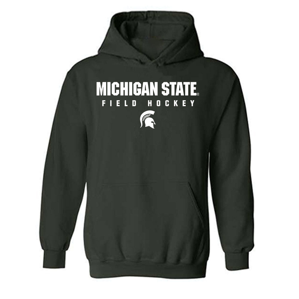 Michigan State - NCAA Women's Field Hockey : Nina Angeli - Classic Shersey Hooded Sweatshirt-0
