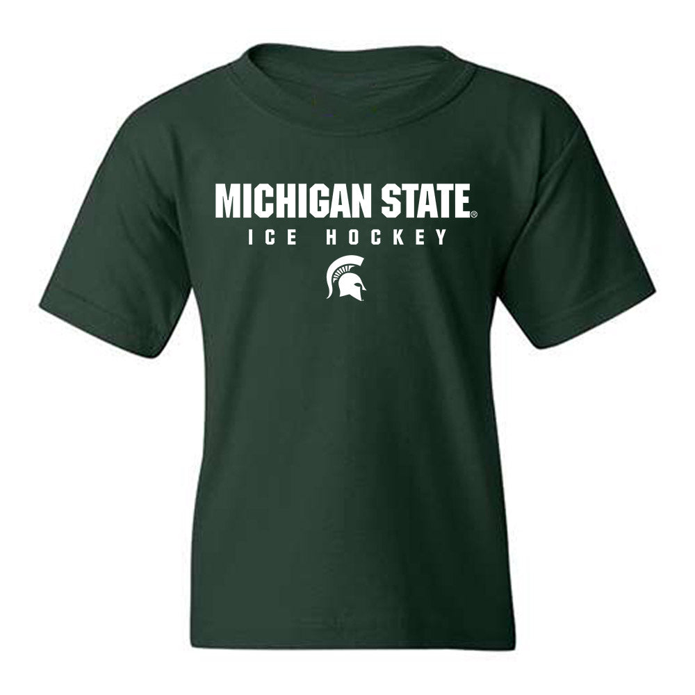 Michigan State - NCAA Men's Ice Hockey : Red Savage - Classic Shersey Youth T-Shirt-0