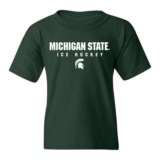 Michigan State - NCAA Men's Ice Hockey : Travis Shoudy - Classic Shersey Youth T-Shirt-0