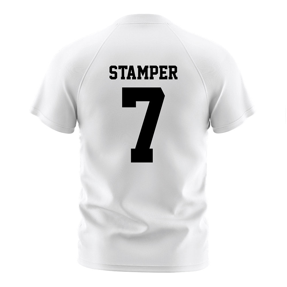 DePaul - NCAA Women's Soccer : Marin Stamper - White Soccer Jersey-1