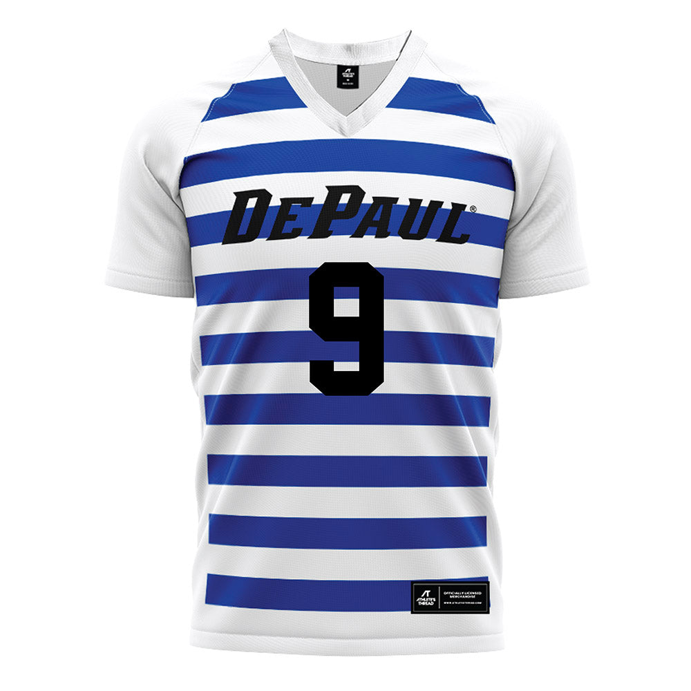 DePaul - NCAA Women's Soccer : Sienna Gonzales - White Soccer Jersey-0