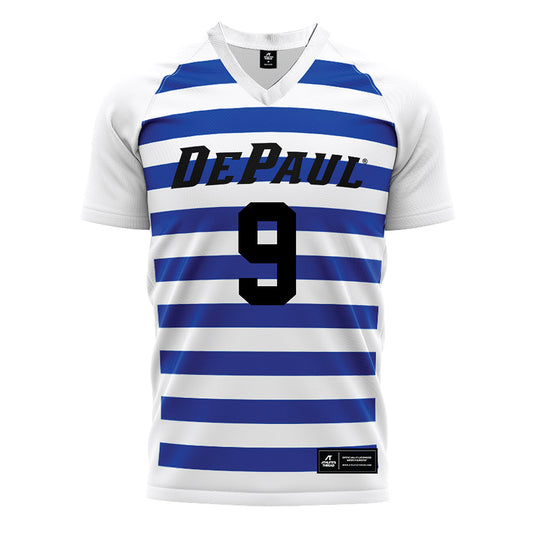 DePaul - NCAA Women's Soccer : Sienna Gonzales - White Soccer Jersey-0
