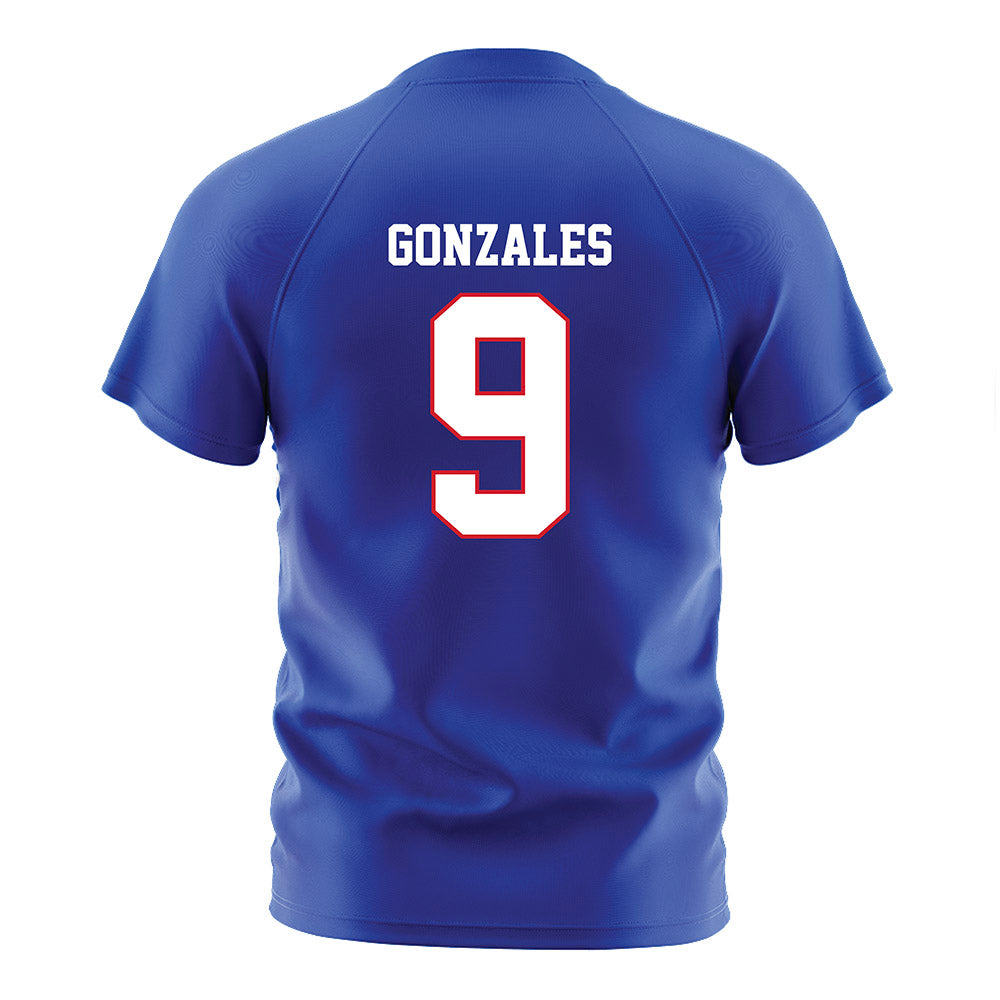 DePaul - NCAA Women's Soccer : Sienna Gonzales - Blue Soccer Jersey-1