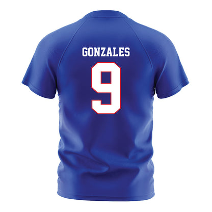 DePaul - NCAA Women's Soccer : Sienna Gonzales - Blue Soccer Jersey-1