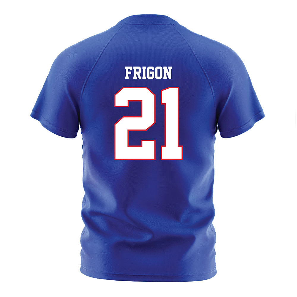 DePaul - NCAA Women's Soccer : Jericho Frigon - Blue Soccer Jersey-1