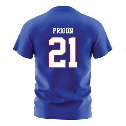 DePaul - NCAA Women's Soccer : Jericho Frigon - Blue Soccer Jersey-1