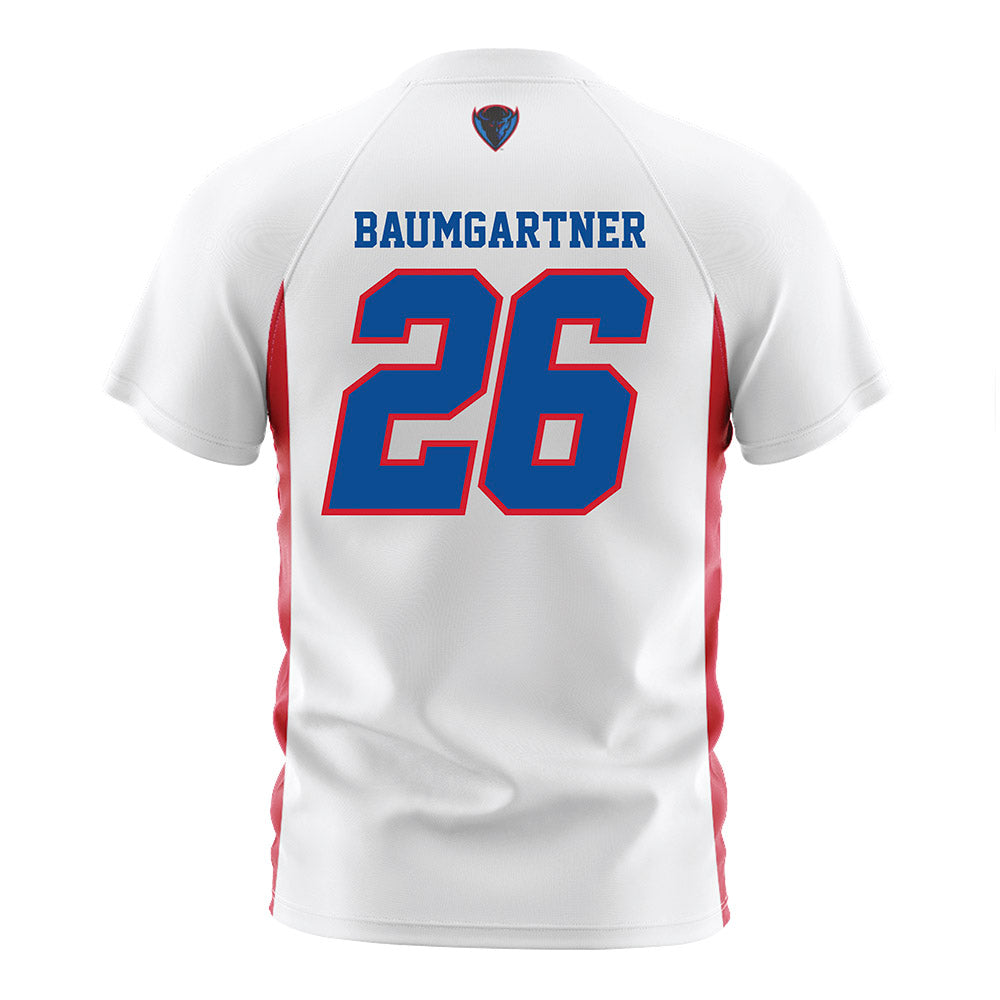 DePaul - NCAA Men's Soccer : Christian Baumgartner - Soccer Jersey White