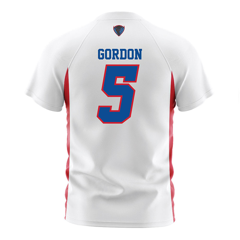 DePaul - NCAA Men's Soccer : Ethan Gordon - Soccer Jersey White