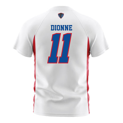 DePaul - NCAA Men's Soccer : Christian Dionne - White Soccer Jersey-1