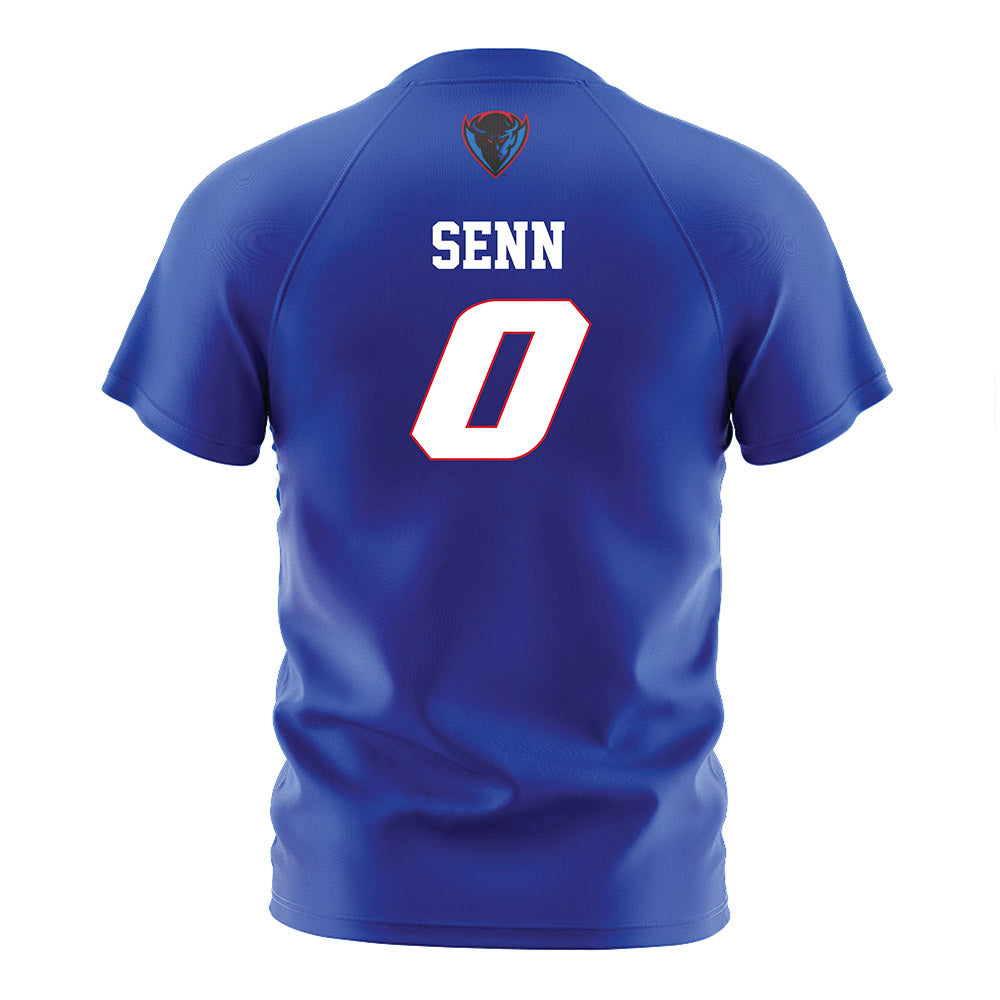 DePaul - NCAA Men's Soccer : Owen Senn - Soccer Jersey Blue