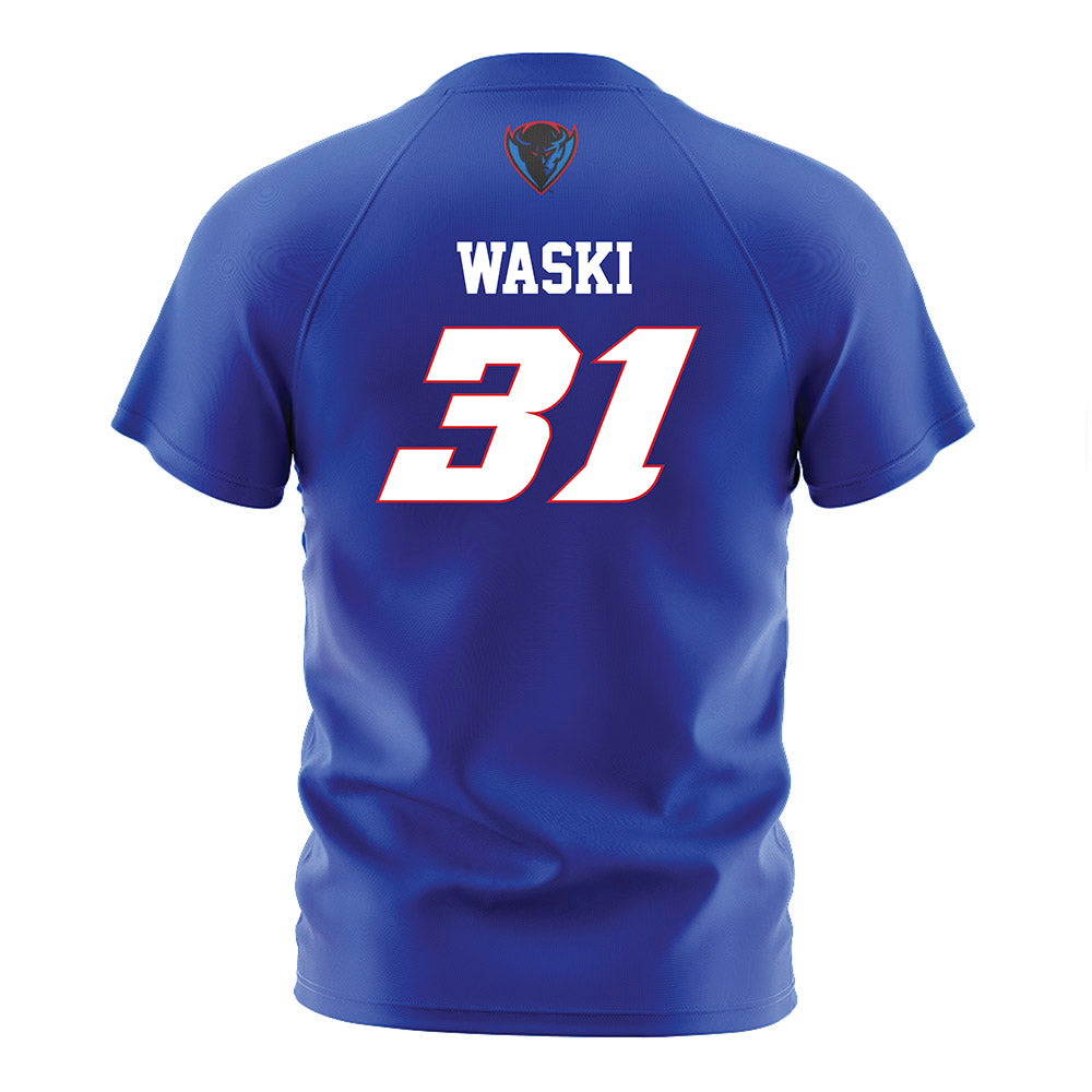 DePaul - NCAA Men's Soccer : Jayden Waski - Blue Soccer Jersey-1