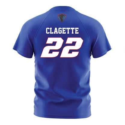 DePaul - NCAA Men's Soccer : Jordan Clagette - Soccer Jersey Blue