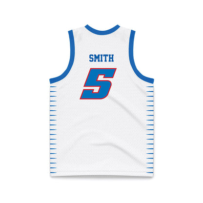 DePaul - NCAA Men's Basketball : RJ Smith - White Basketball Jersey-1