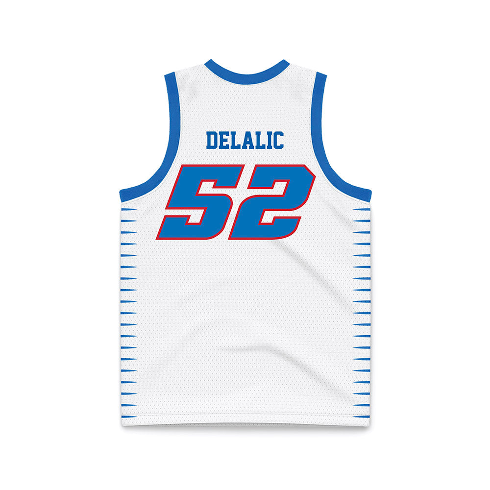 DePaul - NCAA Men's Basketball : Amsal Delalic - White Basketball Jersey-1