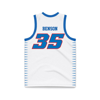 DePaul - NCAA Men's Basketball : NJ Benson - White Basketball Jersey