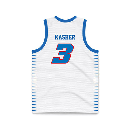 DePaul - NCAA Men's Basketball : Nate Kasher - White Basketball Jersey
