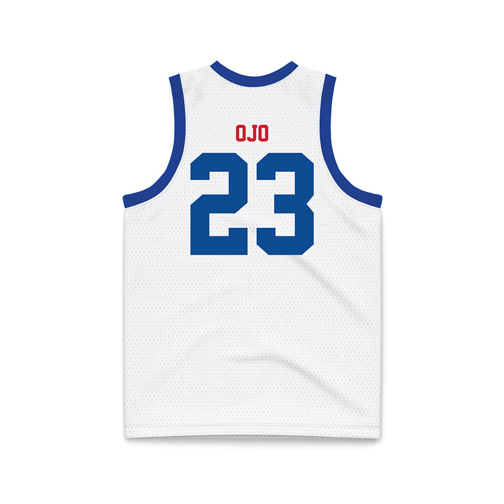 DePaul - NCAA Women's Basketball : Michelle Ojo - White Basketball Jersey-1