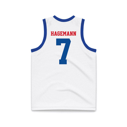 DePaul - NCAA Women's Basketball : Devin Hagemann - White Basketball Jersey-1