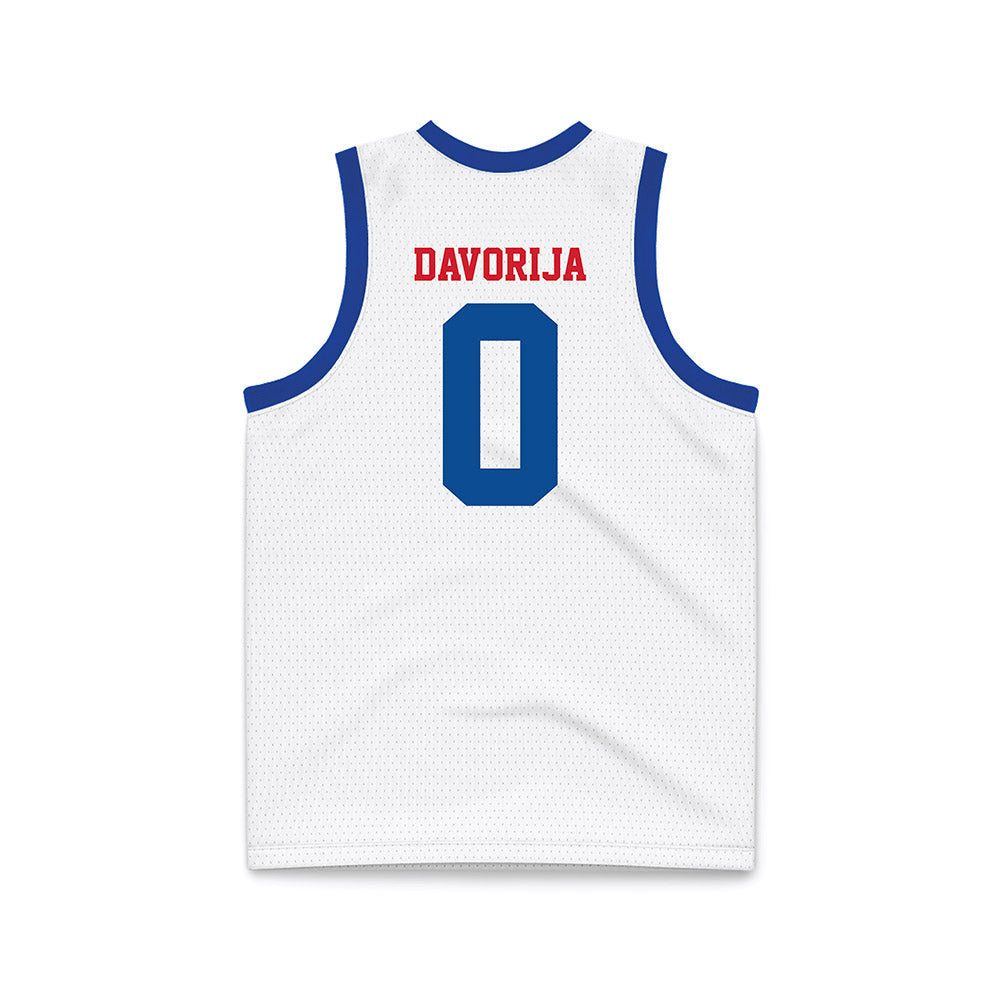 DePaul - NCAA Women's Basketball : Gina Davorija - White Basketball Jersey-1