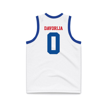 DePaul - NCAA Women's Basketball : Gina Davorija - White Basketball Jersey-1