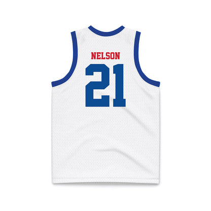 DePaul - NCAA Women's Basketball : Natiah Nelson - White Basketball Jersey-1