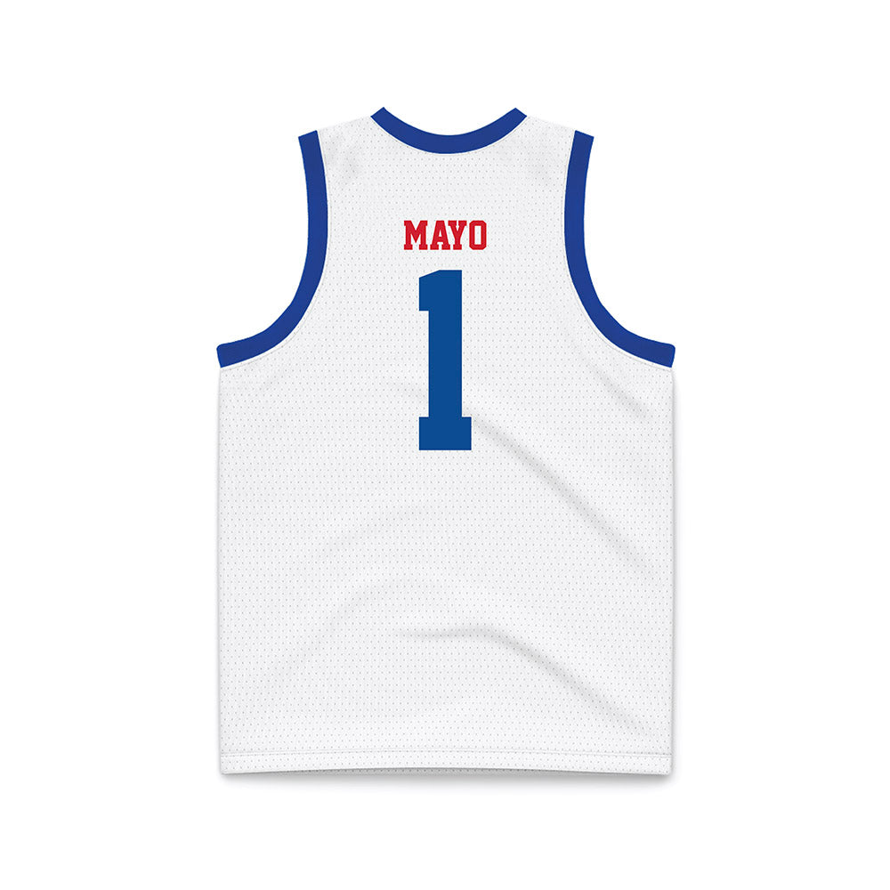 DePaul - NCAA Women's Basketball : Aizhanique Mayo - White Basketball Jersey-1