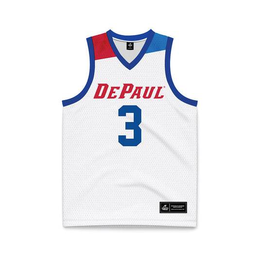 DePaul - NCAA Women's Basketball : Alayna West - White Basketball Jersey-0