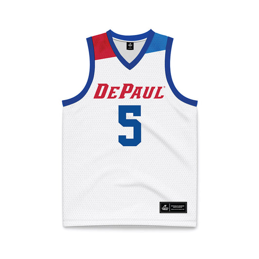 DePaul - NCAA Women's Basketball : Alayna West - White Basketball Jersey