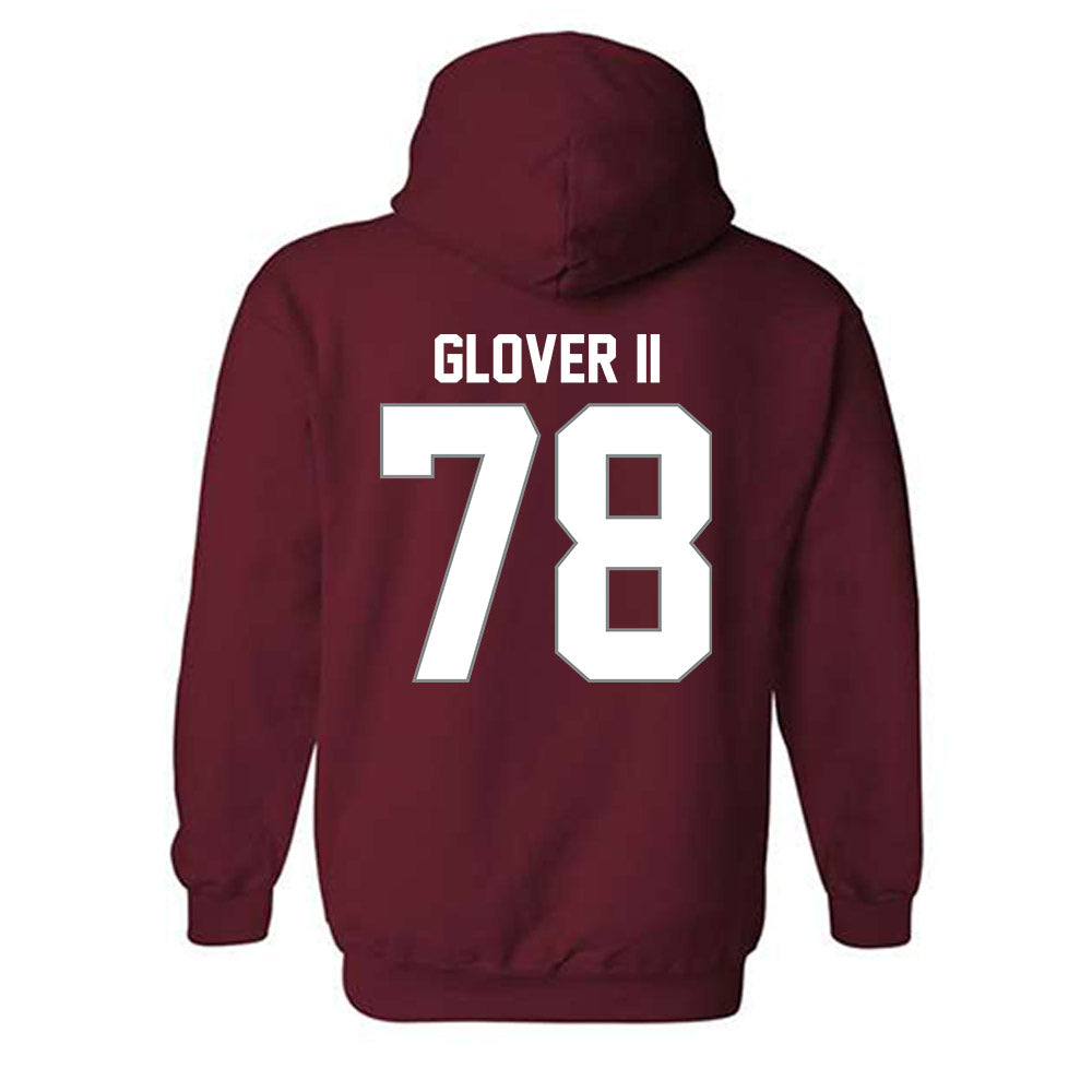 NCCU - NCAA Football : Kino Glover II - Classic Shersey Hooded Sweatshirt-1