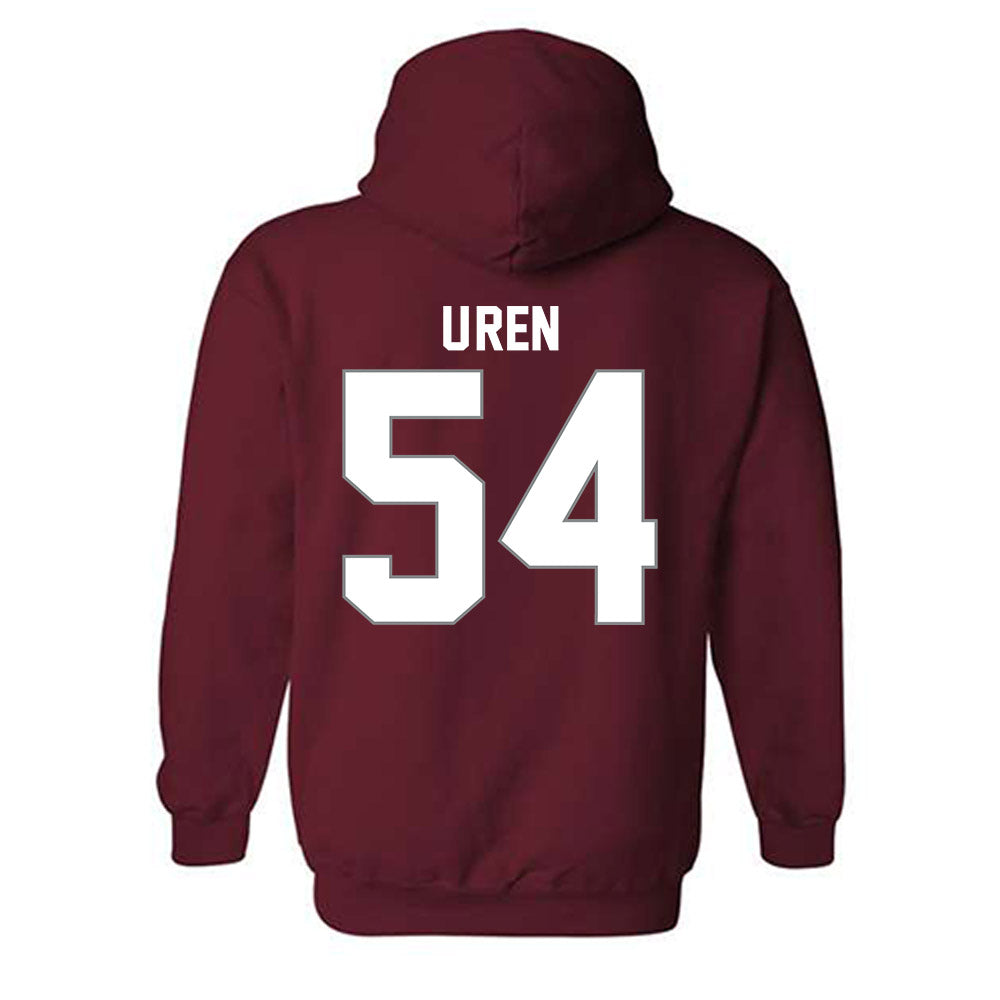 NCCU - NCAA Football : Max U'Ren - Classic Shersey Hooded Sweatshirt